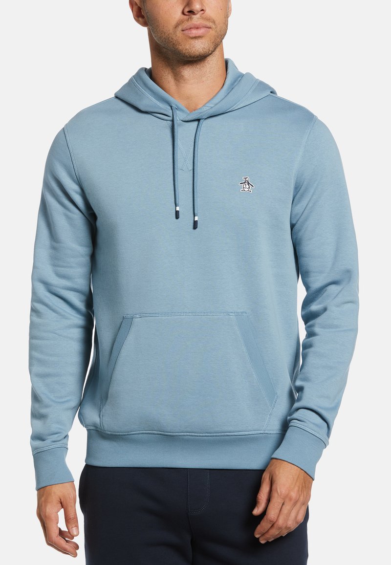 Sweat à Capuche Original Penguin Homme Taille L – Gris, Fermeture éclair Intégrale