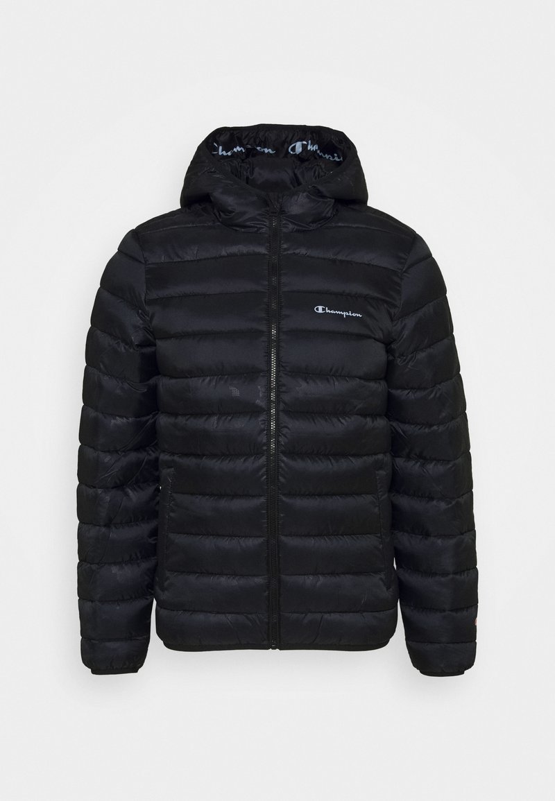 Champion Legacy Hooded Jacket Winterjacke Black Schwarz Zalando De