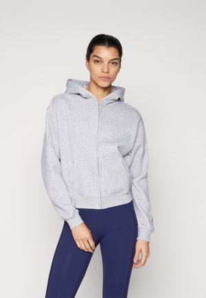 COZY FULL ZIP HOODIE - Vetoketjullinen college - classic grey heather