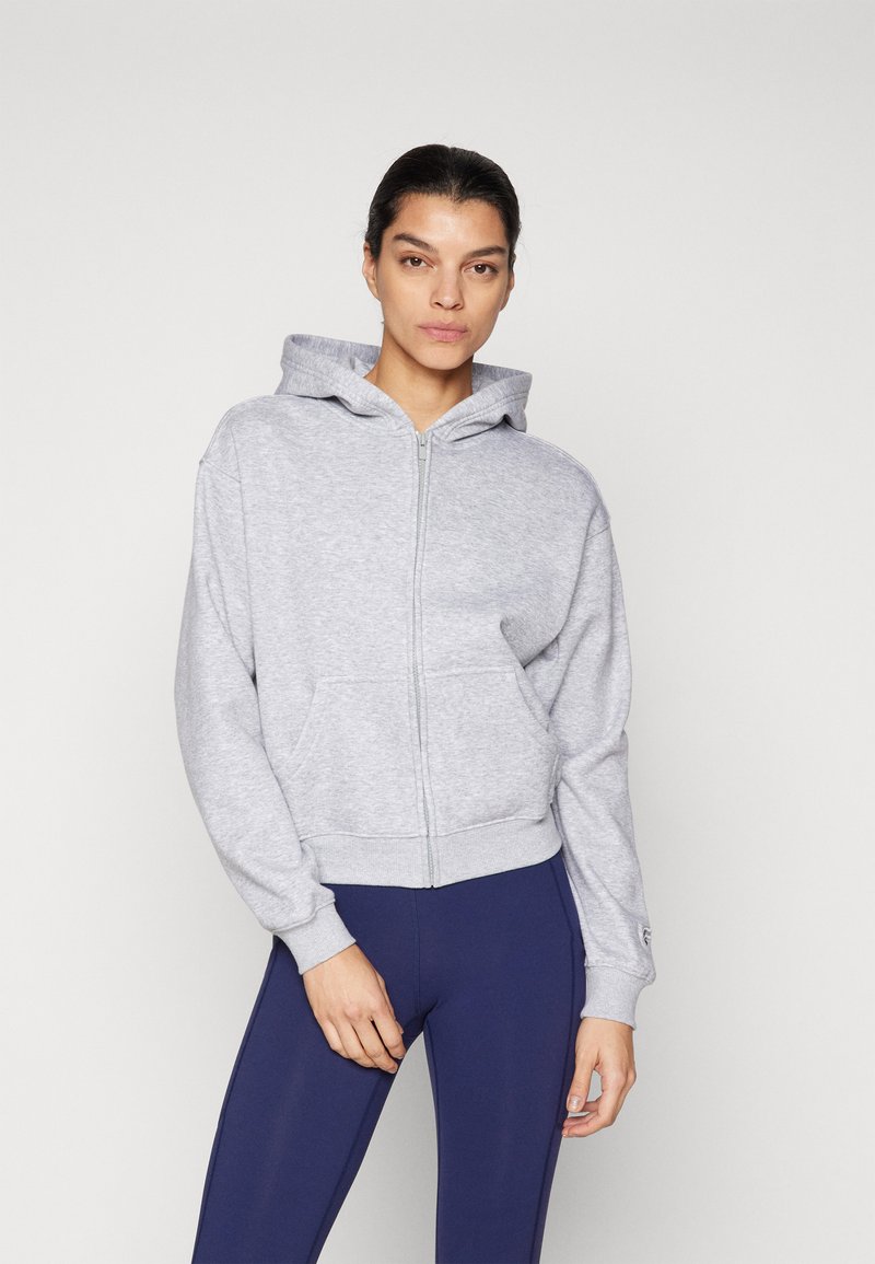 Fabletics COZY FULL ZIP HOODIE - Mikina so zipsom - classic grey heather