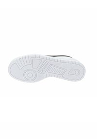 White rubber outsole with textured grip patterns, featuring a circular detail and "PUMA" logo. Suitable for various athletic activities.