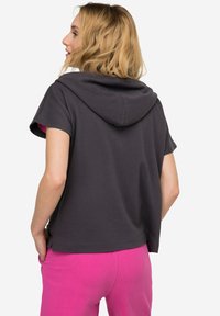 LAURASØN Tröja med dragkedja - dark gray