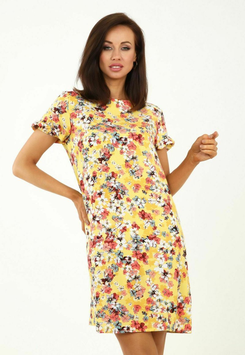 Awesome Apparel Jurk - yellow/geel - Zalando.nl