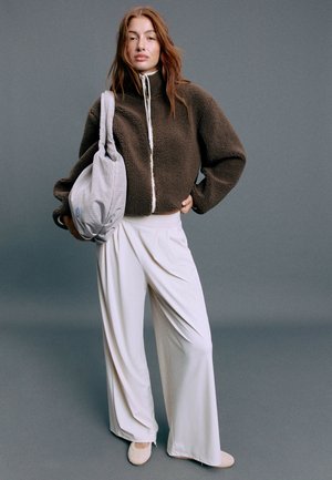 Stradivarius, Jakna iz flisa - mottled brown