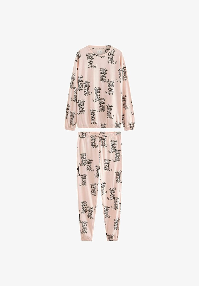 Next REGULAR FIT SET - Pyjama - ecru cream sketchy dog