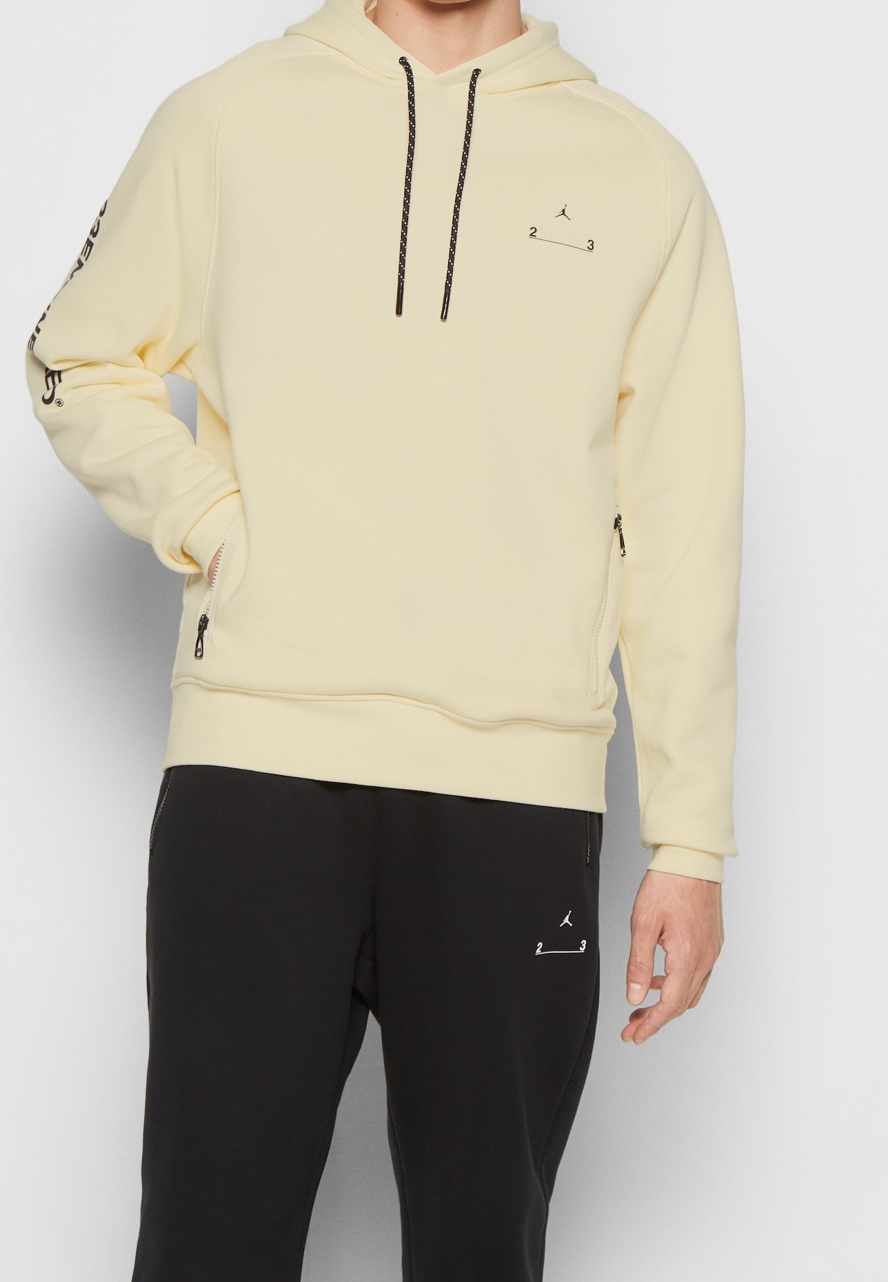 off white jordan hoodie cream