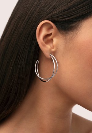 Singularu, CROSSED - Pendientes - plata