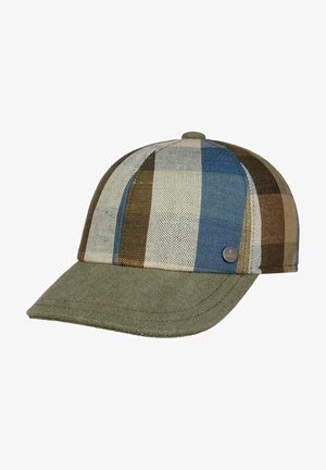 Lierys COLOUR CHECKS - Cap - oliv