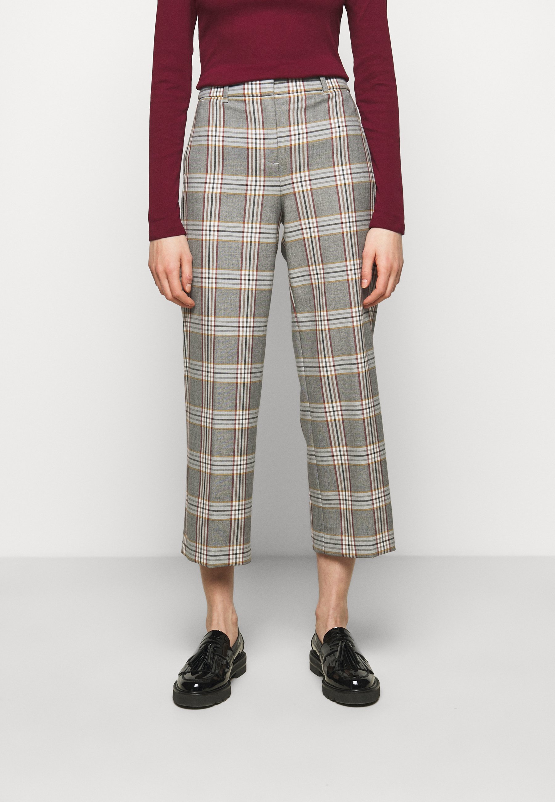 J.CREW PEYTON PANT IN PLAID - Trousers 