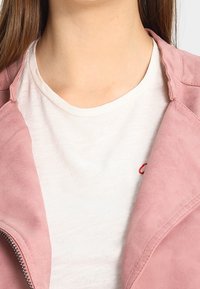ONLY Imitatieleren jas - light pink
