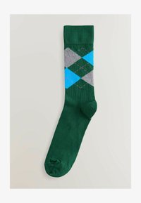 Unselected, blue orange green argyle