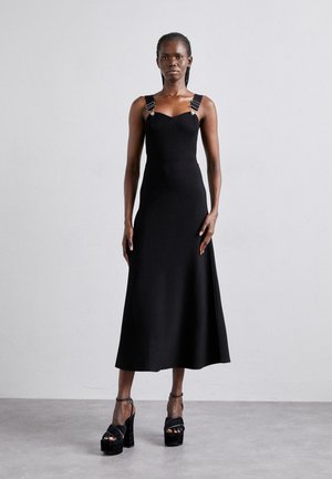 MOSCHINO JEANS DRESS - Robe pull - fantasy black/noir - ZALANDO.FR