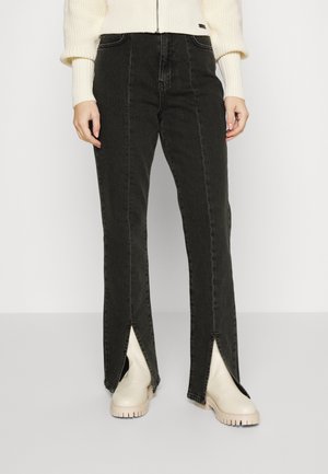 Straight leg jeans - black