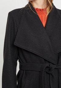 VILA Cappotto classico - black