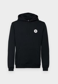 GO TO CHUCK TAYLOR PATCH HOODIE UNISEX - Jersey con capucha - converse black