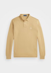 CUSTOM SLIM FIT MESH POLO SHIRT - Poloshirt - cafe
