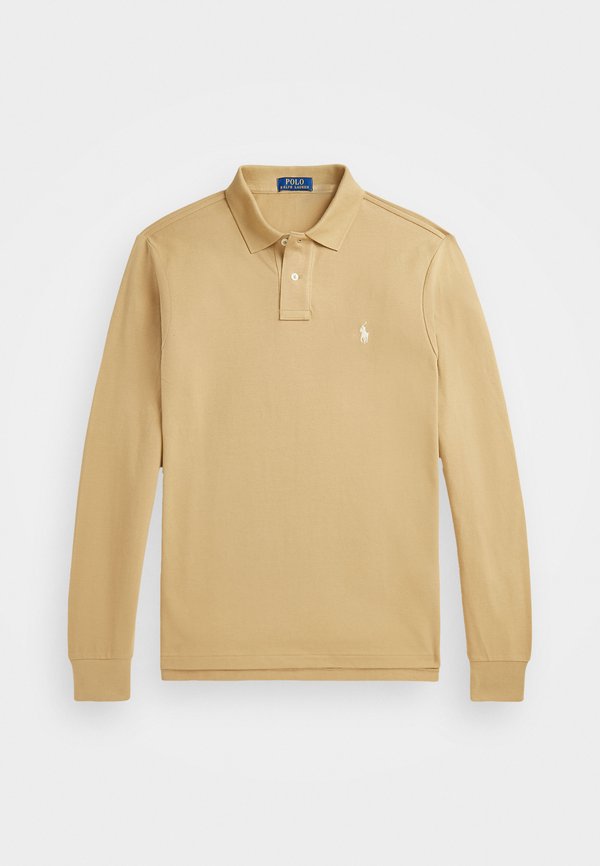 CUSTOM SLIM FIT MESH POLO SHIRT - Polo shirt - cafe