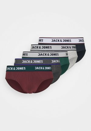 Jack & Jones, JACSOLID 5 PACK - Slip - port royale/sea moss/navy blazer
