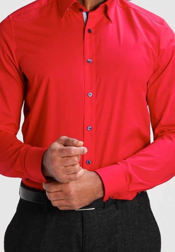 OLYMP Level Five Hemd - red