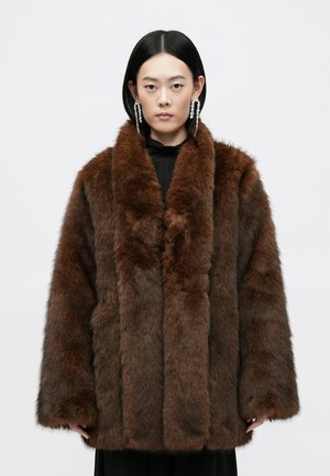 COOPER PELTED COAT - Χειμωνιάτικο παλτό - whisky multi