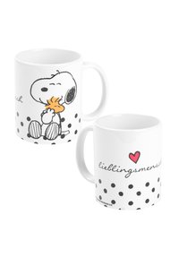 Snoopy THE PEANUTS SNOOPY  KAFFEEBECHER -320ml - Trinkflasche - weiß