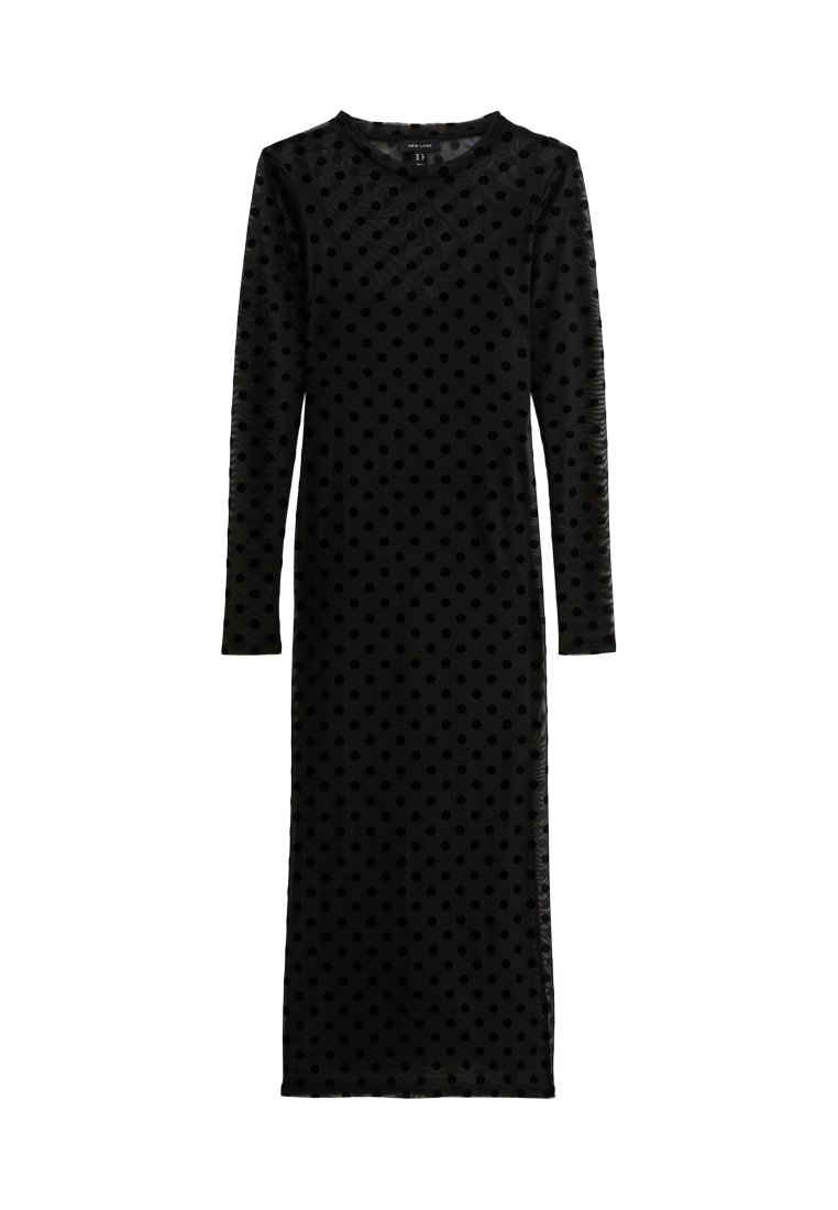 bec and bridge black polka dot dress Black Polka Dot Bandeau Felicity Midi Dress main image 1