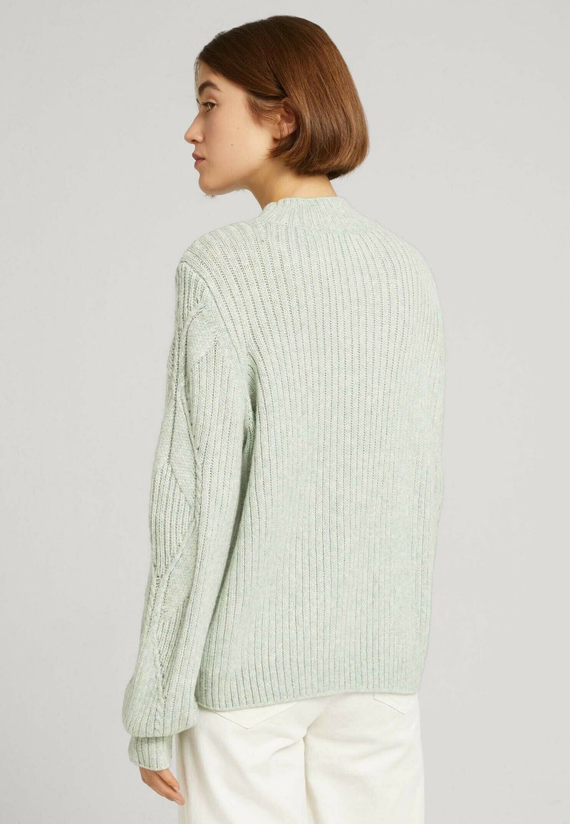 Damen Strickjacken | TOM TAILOR DENIM Strickpullover grey/grau - IK27221 Damen Strickjacken | TOM TAILOR DENIM Strickpullover grey/grau - IK27221