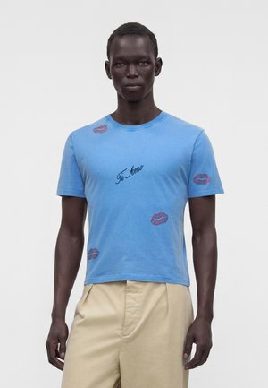 Carne Bollente, XO TI AMO UNISEX - Μπλουζάκι με στάμπα - off-blue