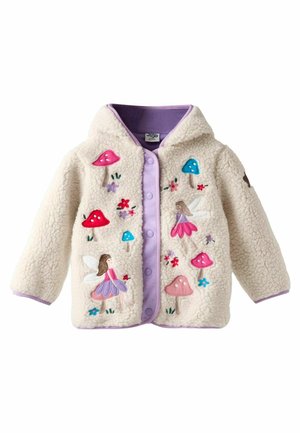 REGULAR FIT-POPPER THROUGH BORG - Fliisjakk - cream fairy