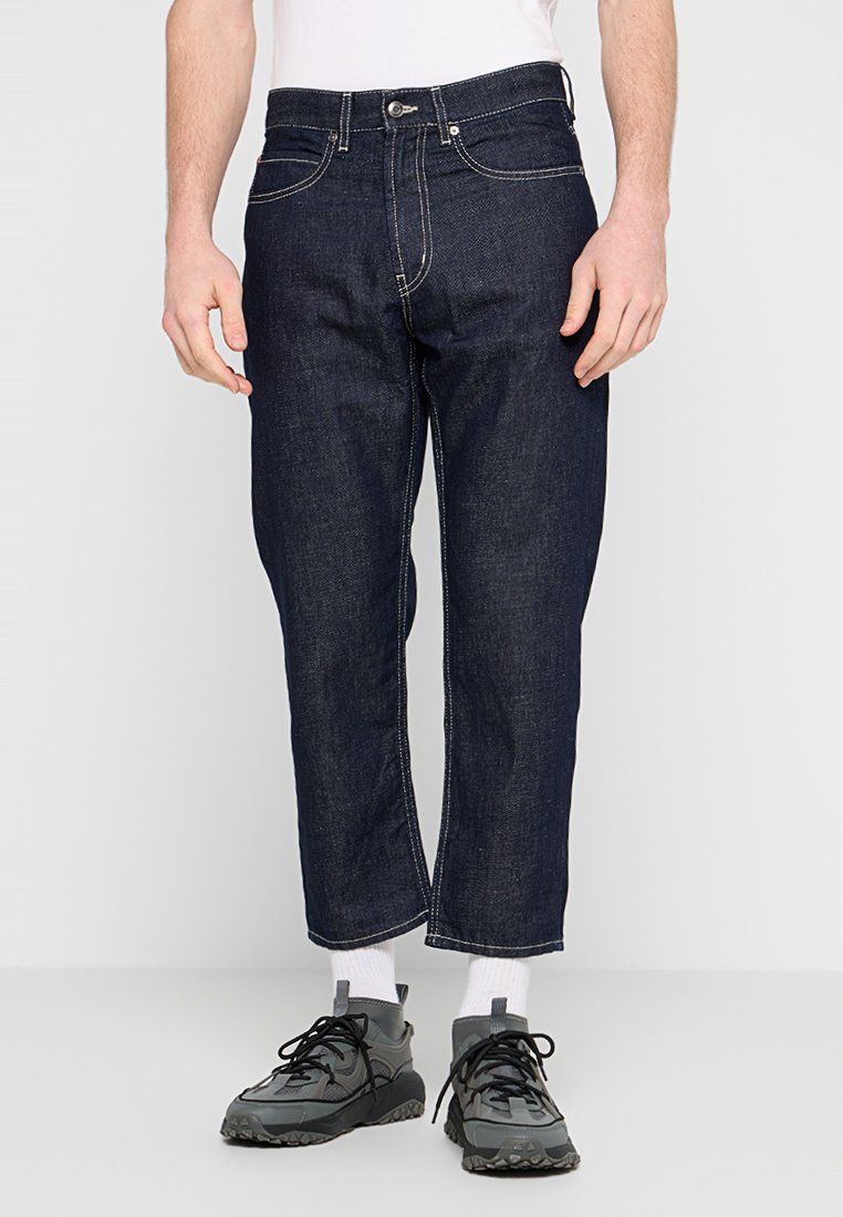 HUGO Relaxed fit jeans donkerblauw