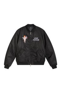 Kaotiko LOVE POTION UNISEX - Bomber Jacket - black