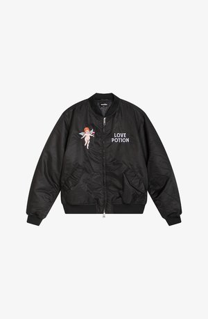 Kaotiko LOVE POTION UNISEX - Blusão aviador - black