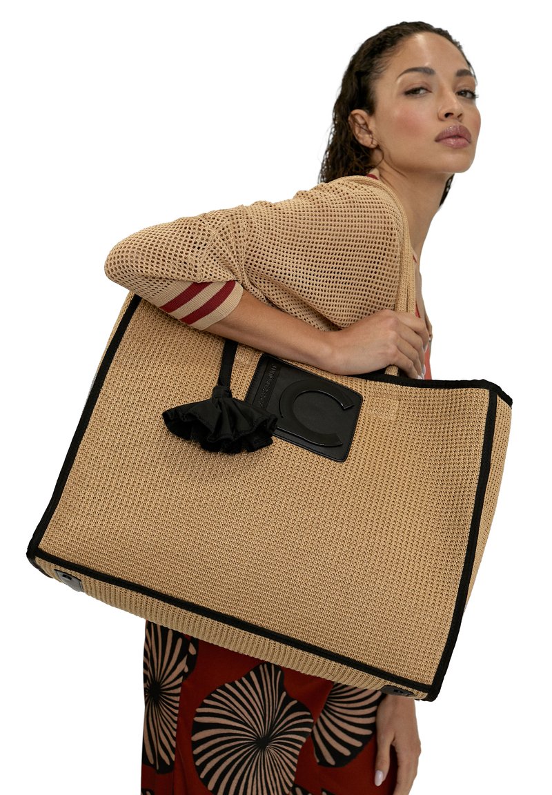 LOLA CASADEMUNT Bolso shopping - beige