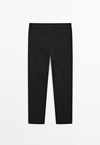 Massimo Dutti SLIM FIT - Chino - black