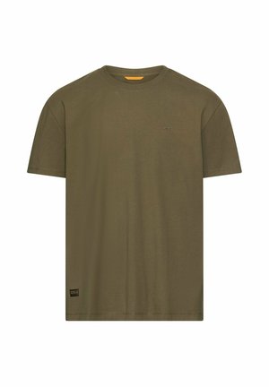 camel active, Basic T-shirt - deep olive