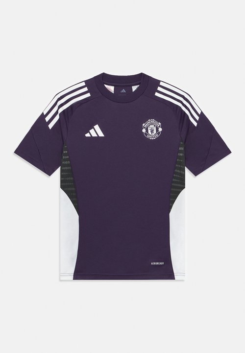 adidas MANCHESTER UNITED COMPETITION TRAINING KIDS UNISEX - Camiseta de fútbol - aurora plum/white/black — photo 3