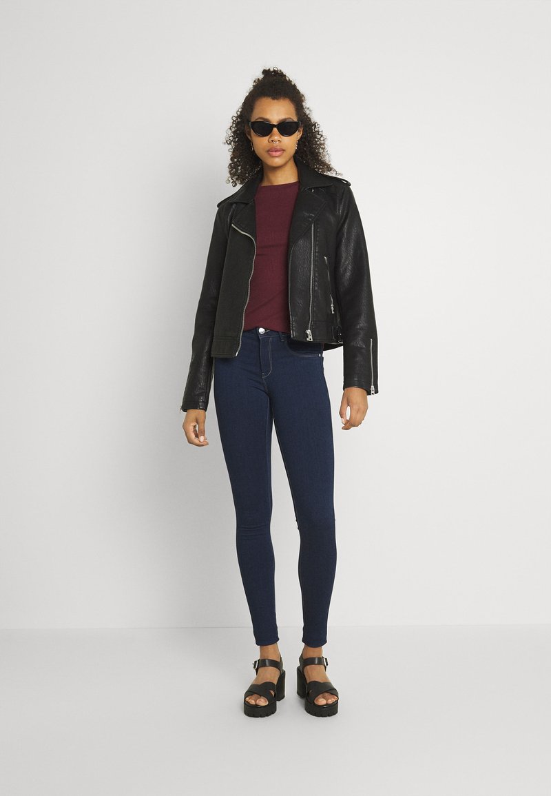 Damen Skinny | ONLY ONLRAIN LIFE Jeans Skinny Fit dark blue denim/dark-blue denim - WB65205 Damen Skinny | ONLY ONLRAIN LIFE Jeans Skinny Fit dark blue denim/dark-blue denim - WB65205
