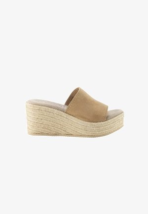 KESLEM, SANDALIAS KESLEM, MUJER - Mules de tacón - taupe