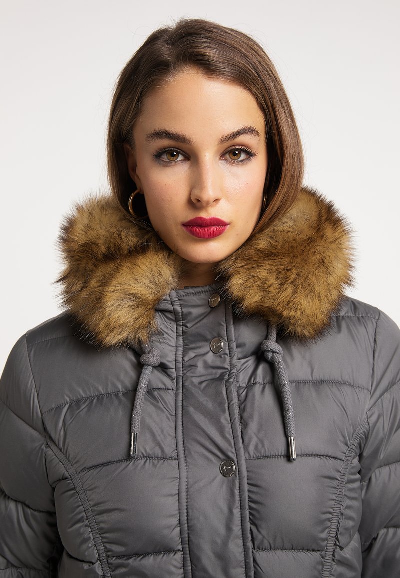 Damen Parkas | faina FAINA CASPIO Wintermantel dunkelgrau/grau - CE76777 Damen Parkas | faina FAINA CASPIO Wintermantel dunkelgrau/grau - CE76777