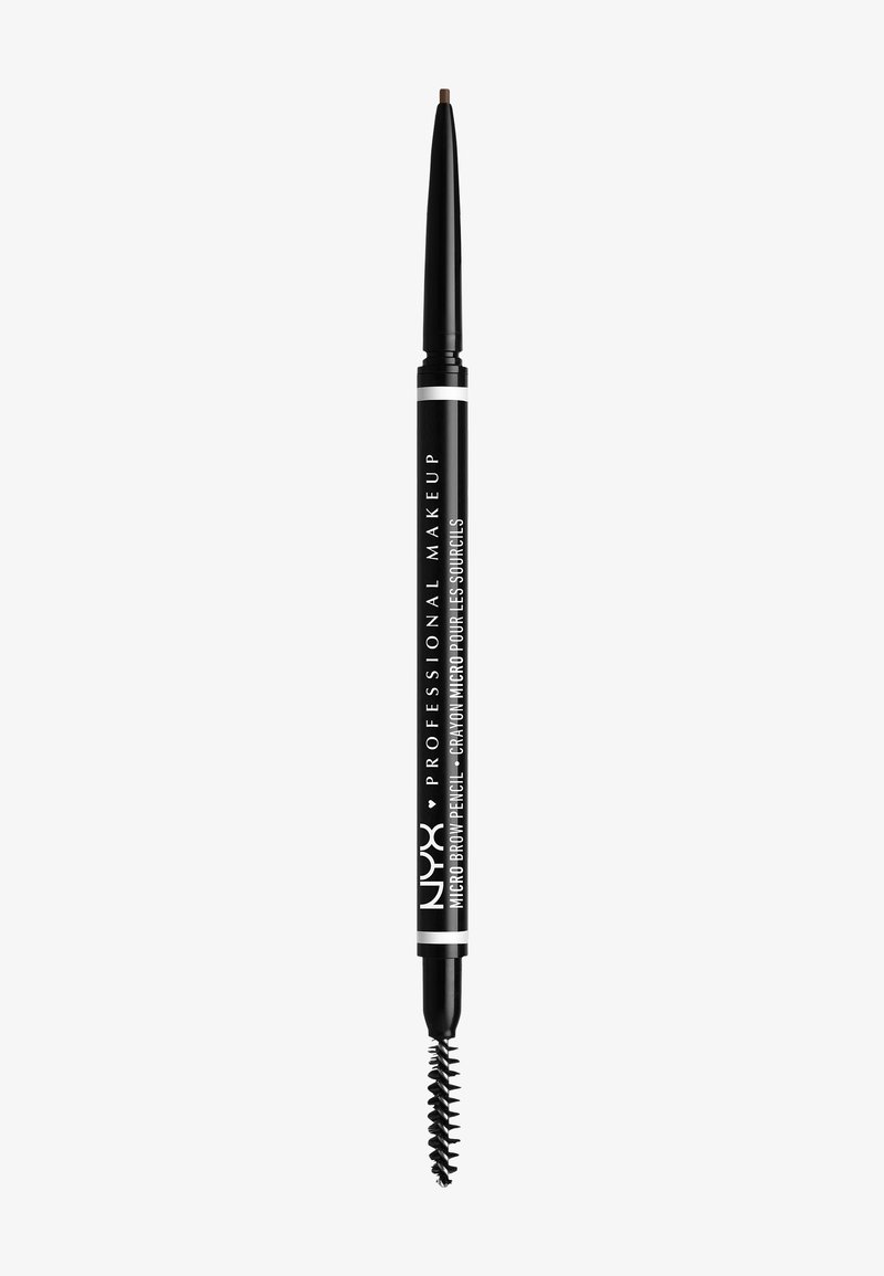 NYX Professional Makeup - NYX PROFESSIONAL MAKEUP MICRO BROW PENCIL - ULTRA DÜNNER AUGENBRAUENSTIFT ZUM HERVORHEBEN, DEFINIEREN UND FORMEN, MIT AUSDREHBAREM AUGENBRAUENSTIFT UND BÜRSTCHEN, VEGANE FORMEL, FARBTON: ASH BROWN - Crayon sourciles - 6 brunette, Agrandir