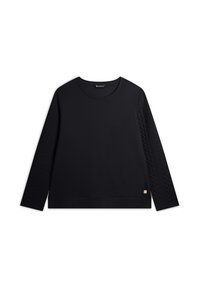 Freddy GIROCOLLO IN  CON MANICHE A TRECCE - Sudadera - nero