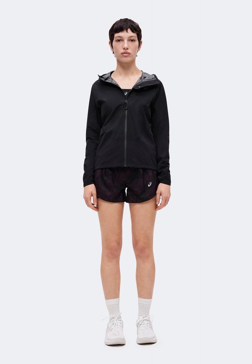 ASICS ROAD ALL OVER PRINT - 2-in-1 shorts - dark aubergine — photo 2