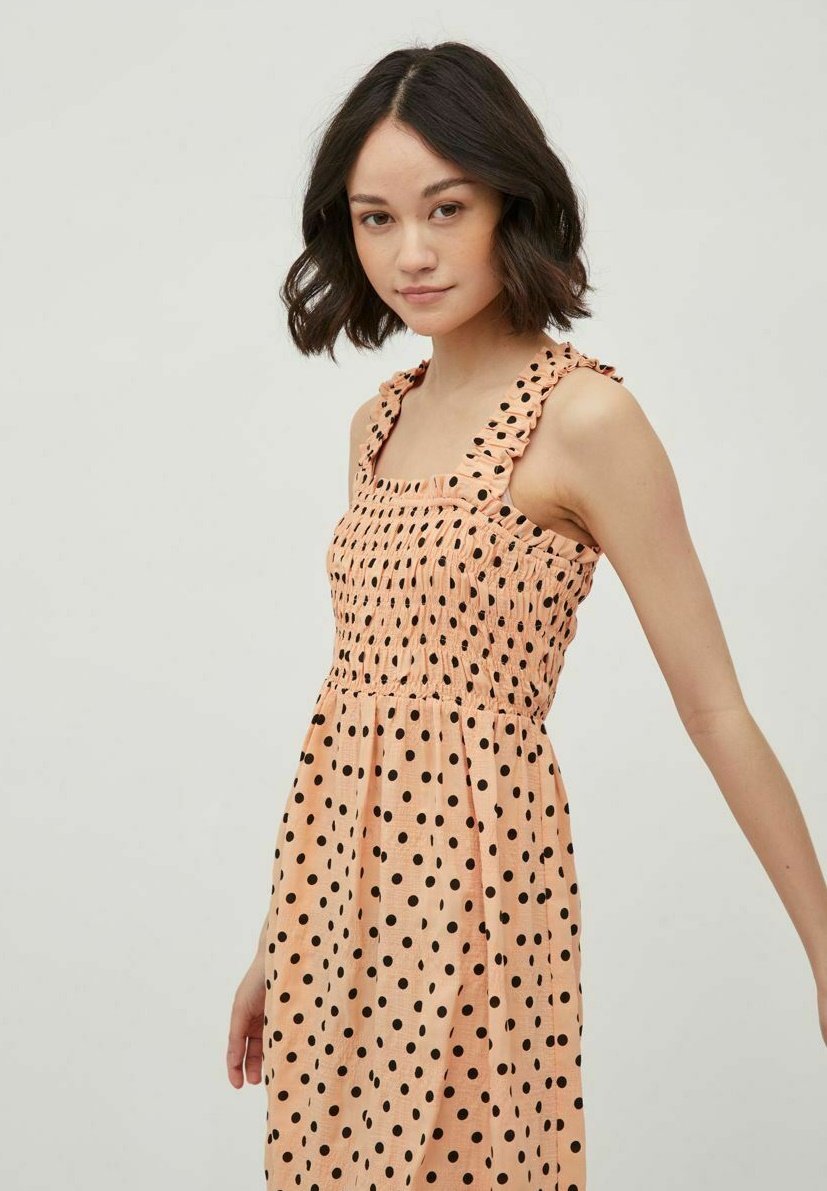 Vila VIMOST - Vestido informal - mango sorbet/naranja - Zalando.es