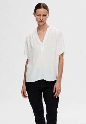 SLFSUSIE MIVIA - T-shirts - snow white