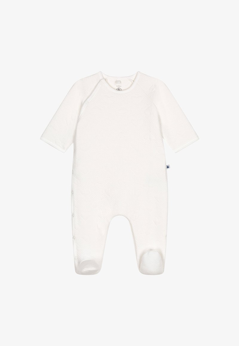 Petit Bateau NEWBORN DORS BIEN TUBIQUE MATELASSE UNISEX - Alvóruha - marshmallow