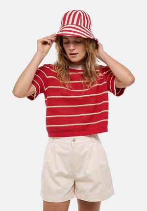 Monoprix, T-shirt imprimé - rouge