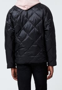 The Kooples Bunda z prachového peří - black