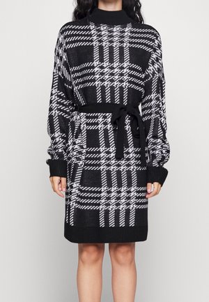 Pletené šaty - black