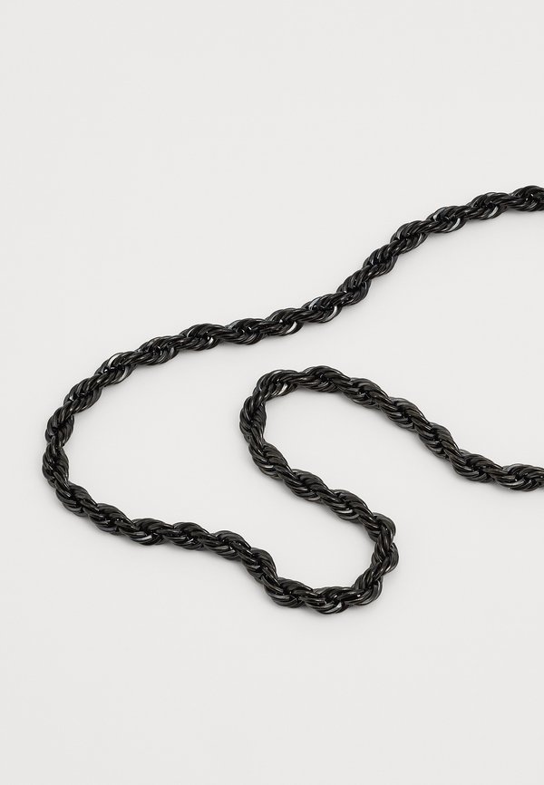 TWISTED ROPE CHAIN UNISEX - Necklace - gunmetal4