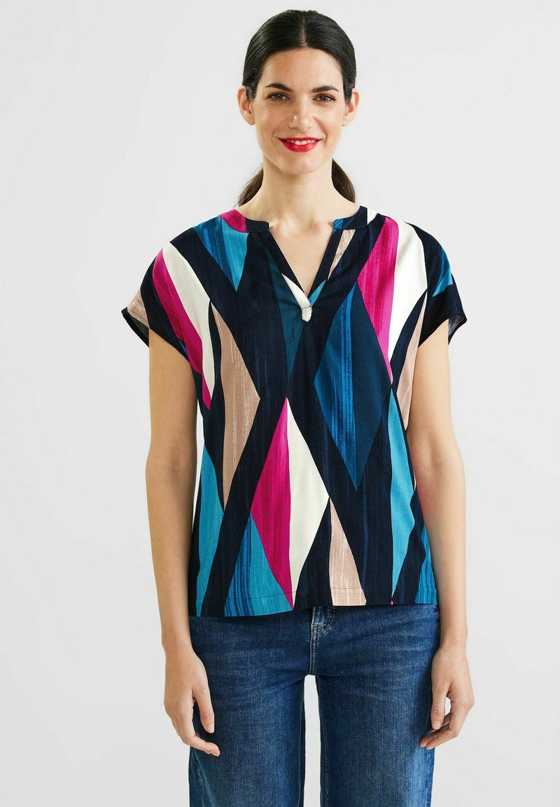 Street One Bluse - blau